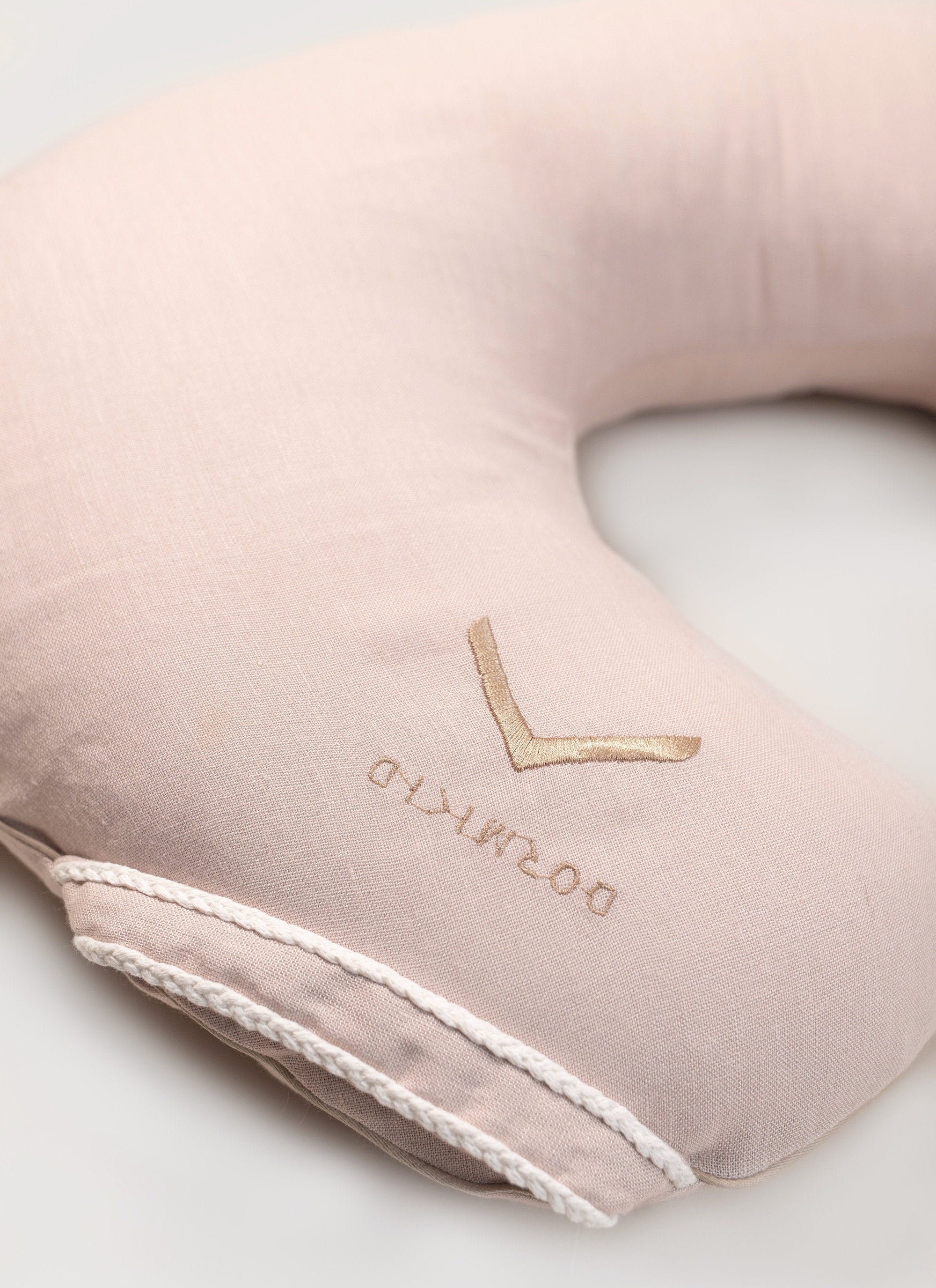 Organic nesting pillow brestfeeding pillow linen nursing Etsy