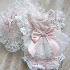 Lace newborn romper, Newborn romper, Newborn lace romper, Newborn photo prop, Newborn photo outfit, Newborn girl lace romper, Newborn dress