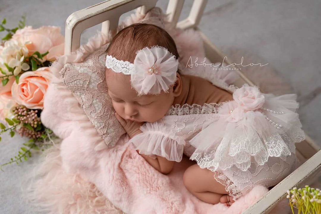 Ensemble Tenue Bébé Rose - Taille 3-6 Mois, Occasion Très Bon état