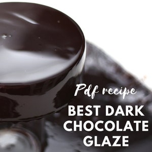 Zartbitteres Schokoladenglasur-Rezept: Mousse-Cupcake-Glasur (PDF Download)