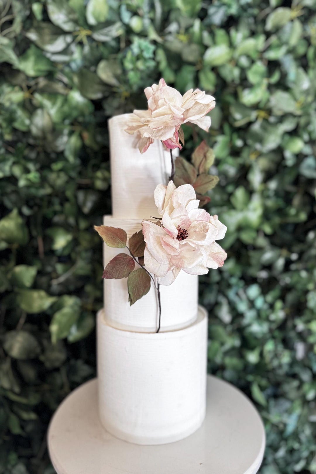 Wafer Paper Rose: Handmade Edible Cake Flower Topper - Etsy