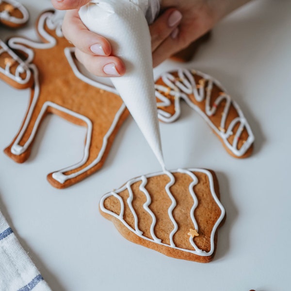 GINGERBREAD COOKIES RECIPE, Christmas cookies, rolled cookies, honey cookies