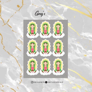 Virgencita Sticker Sheet