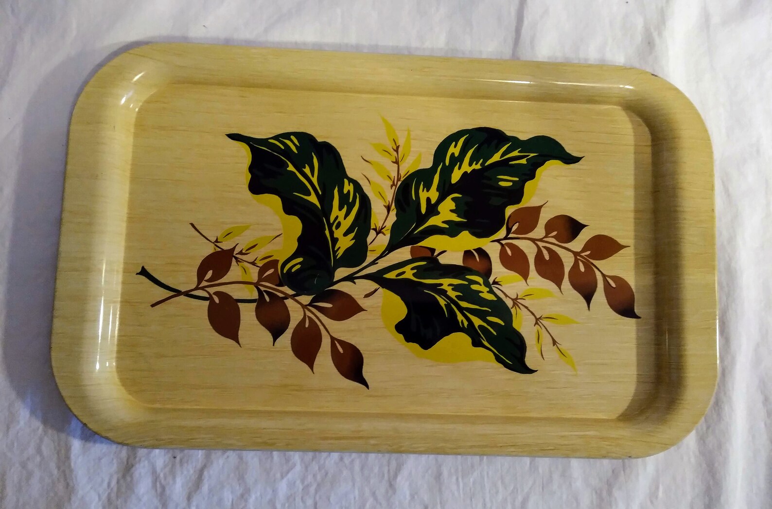 MCM Metal Snack Tray Set Etsy