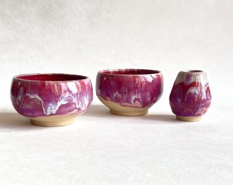 Matcha-Set - Küstenmorgen, Handgedrehte Keramik
