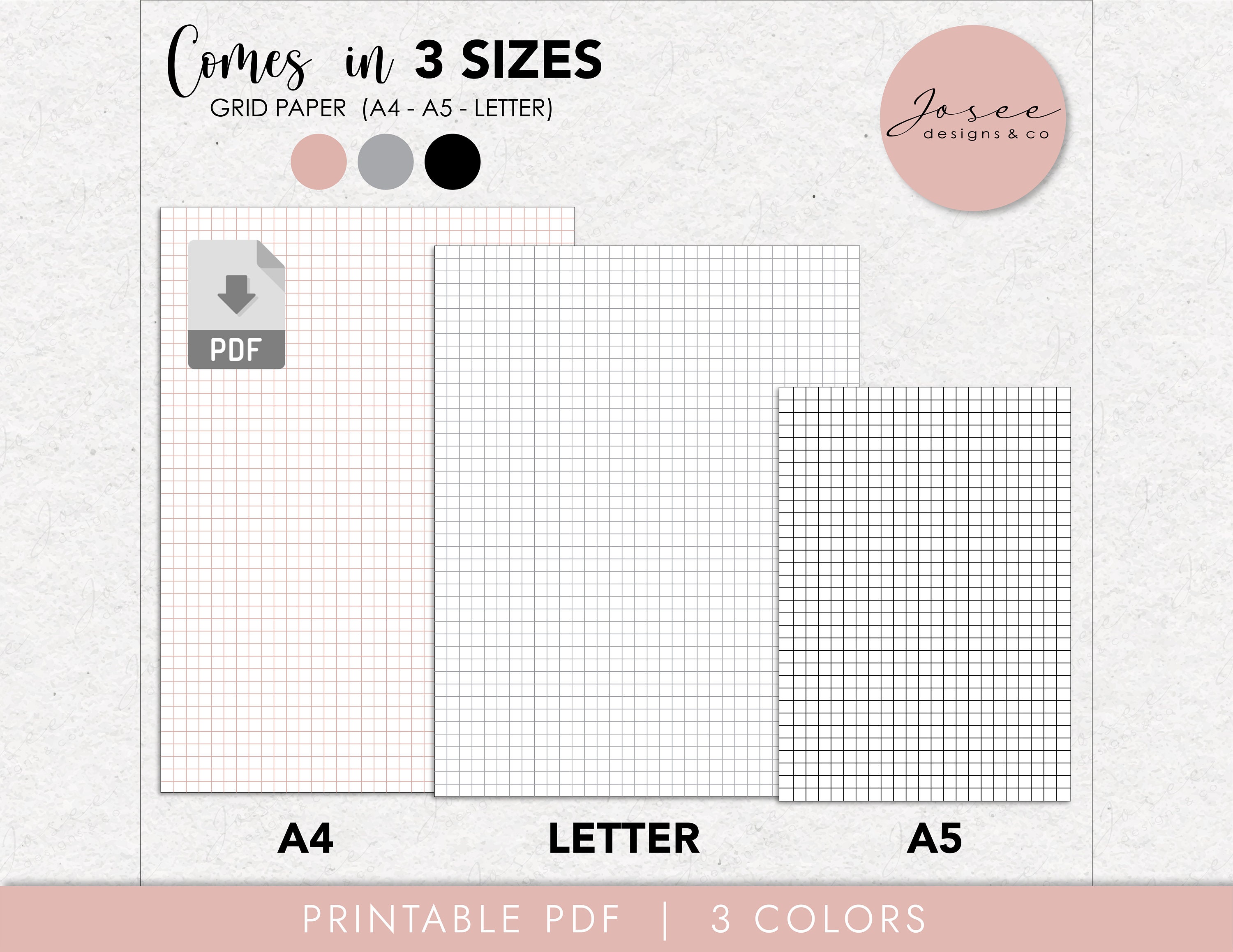 Dot Grid Paper, Lined Paper, Graph Paper, Notebook Paper, Dotted Paper ...