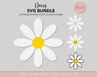 Daisy svg, Daisy Monogram svg, Spring Svg, Flower SVG, Floral SVG, Daisy PNG, Daisy Flower Clipart, Svg Files for Cricut, Digital Download