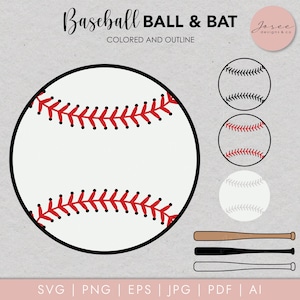 Baseball SVG, Baseball PNG, Piłka baseballowa, kij baseballowy, Sylwetka baseballowa, Pliki do cięcia, Baseball Clipart, pobieranie cyfrowe
