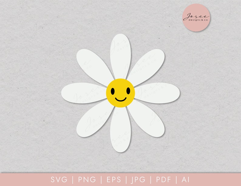 Daisy SVG, Daisy Monogram SVG, Spring Svg, Flower SVG, Floral SVG, Daisy Png, Svg Files for Cricut, Digital Download, DAISY Flower Clipart, Daisy Svg Cut files, glowforge files, summer svg, Sunflower svg, DAISY silhouette, white daisy svg