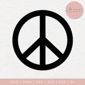 Peace Sign Svg, Peace Love SVG, Stop war svg, Show your love, Support Svg, SVG files for cricut, PNG, Instant Download