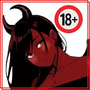 Visual Stimulant, Anime Succubus, Sexy Demon Girl, Die Cut Sticker