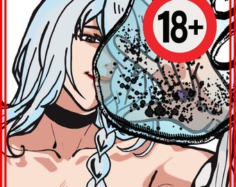 Visual Stimulant, Anime, Jujutsu Kaisen, Mei Mei's Cursed Energy, Sexy, JJk, Die Cut Sticker, 18+, NSFW