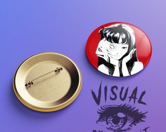 Visual Stimulant, Junji Ito, Horror, Horror Manga, Tomie, Horror Anime, Button