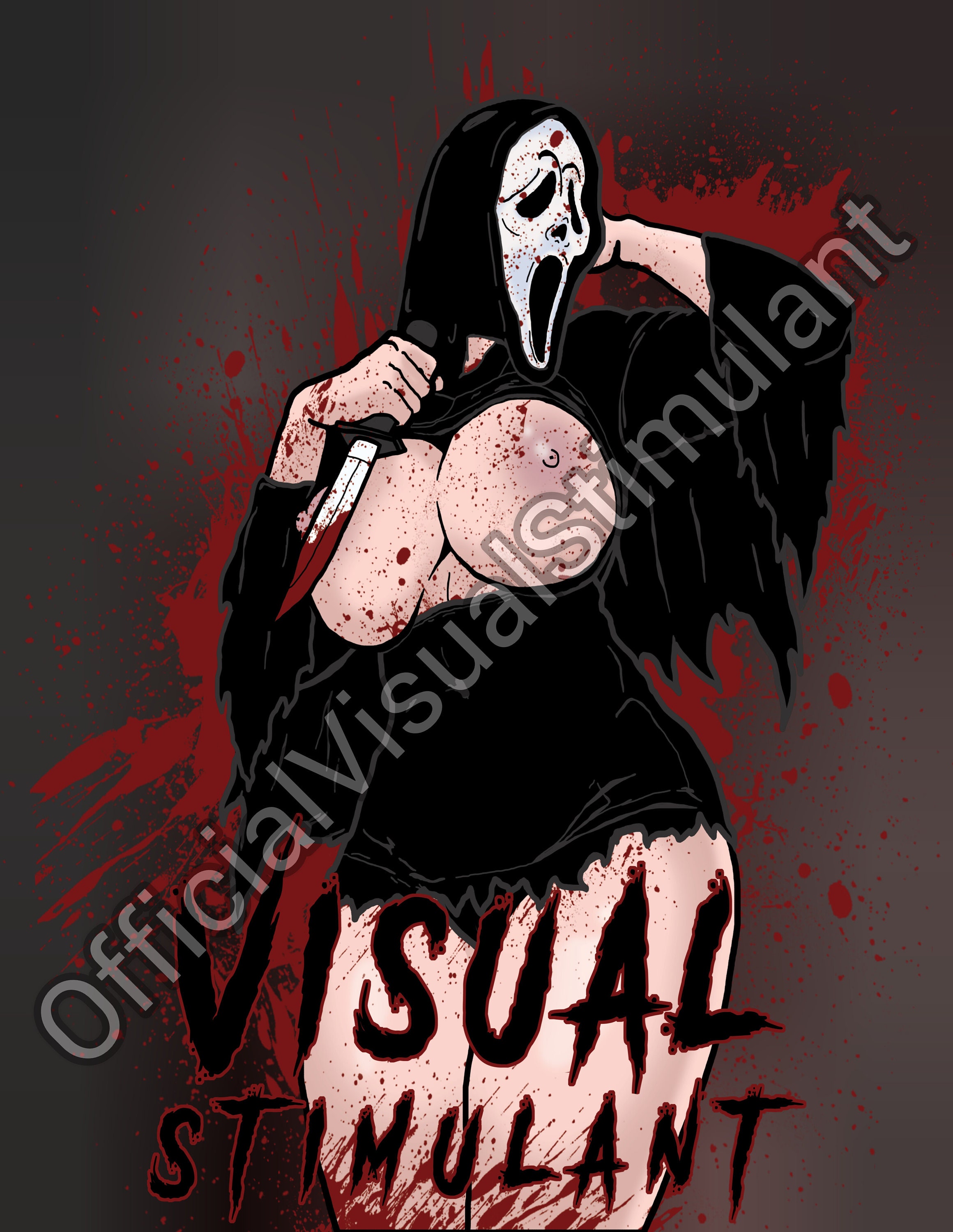 Visual Stimulant, Anime, Horror Movie, Scream,