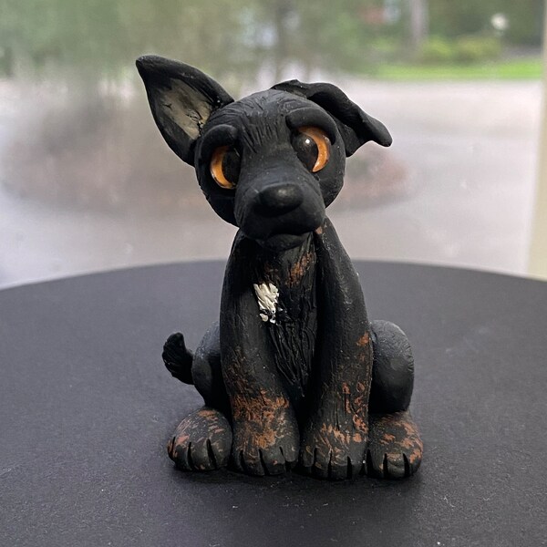 Dog Miniature Polymer Clay Etsy