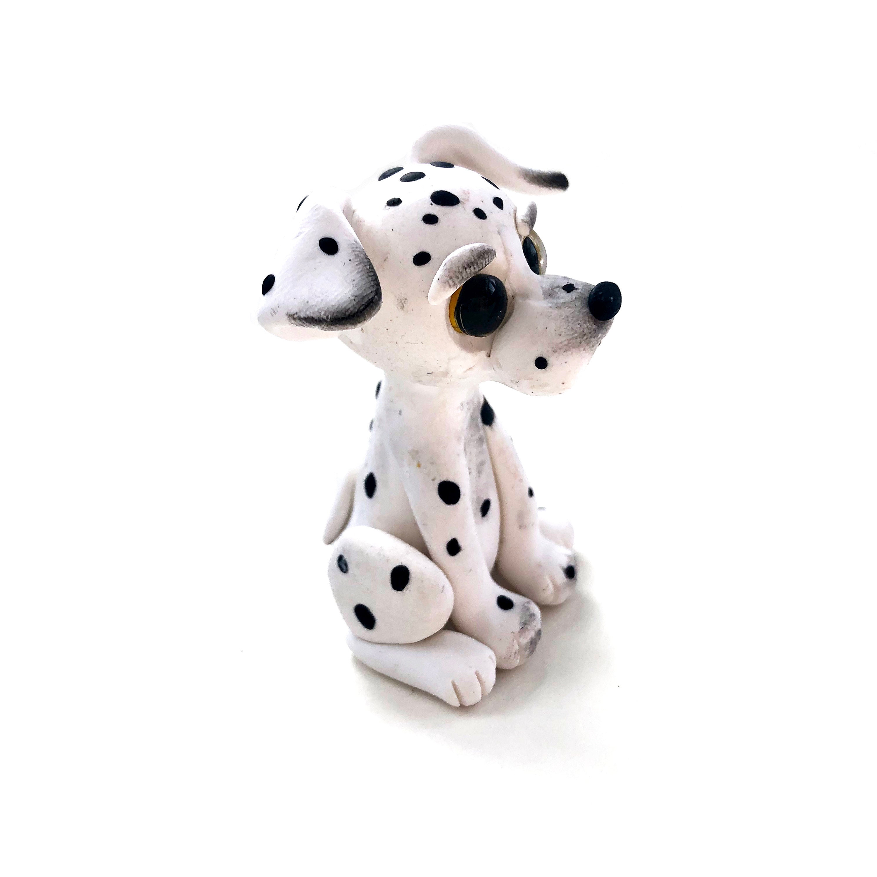 Dalmatian Figurine Dog Memorial Gift Polymer Clay Pet | Etsy