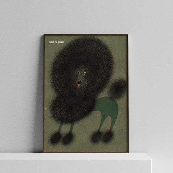 Powdered poodle • poster