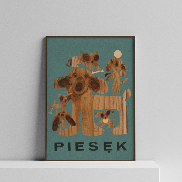 Piesęk • Wooden dog  • poster