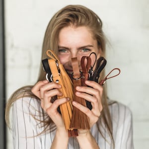 Genuine Leather Tassels | Handbag Charm Accessory | Pretty Handmade Leather Tassel | Leather Tassel For Keys And Bags | Leather Keychain |
