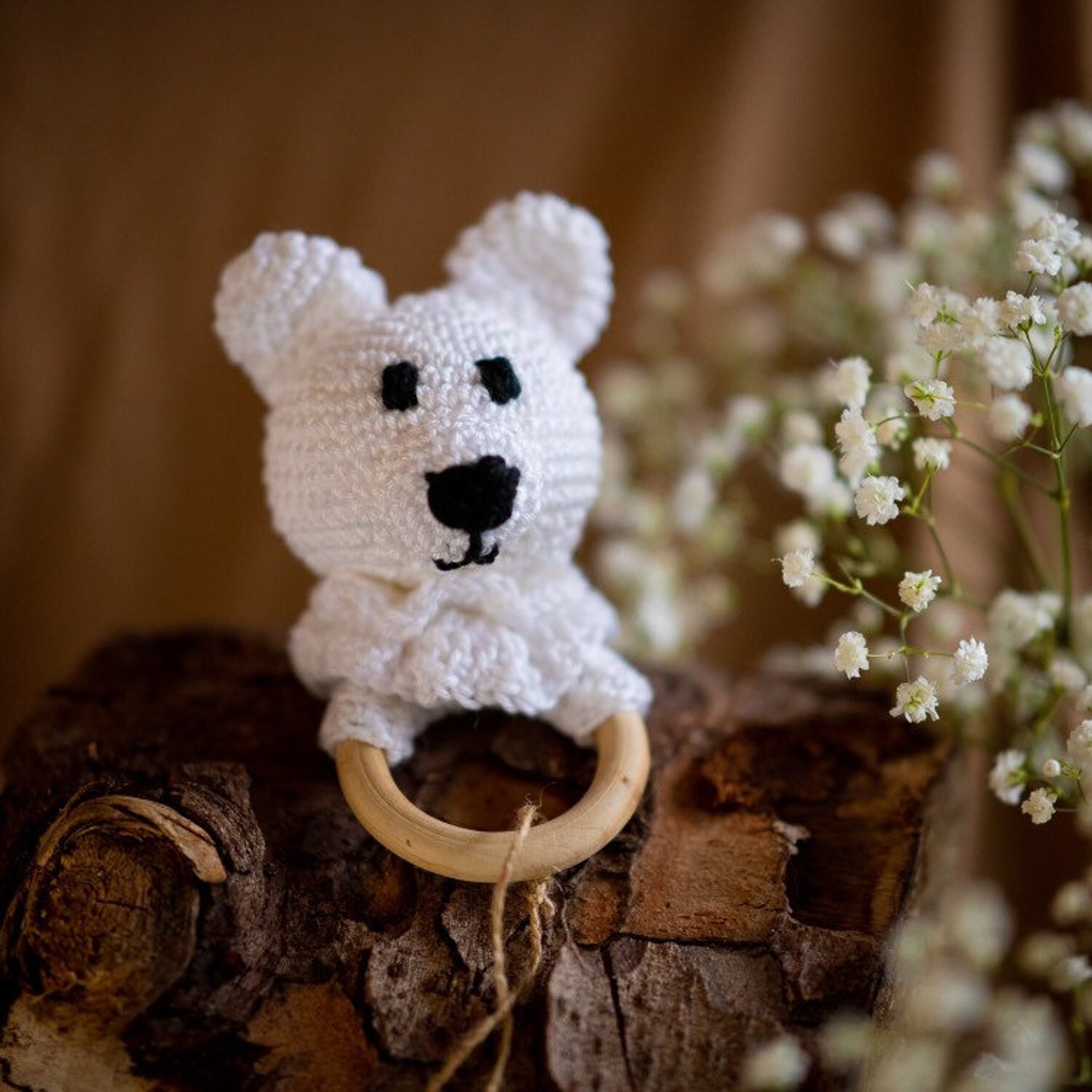 Handmade cotton teddy bear Etsy