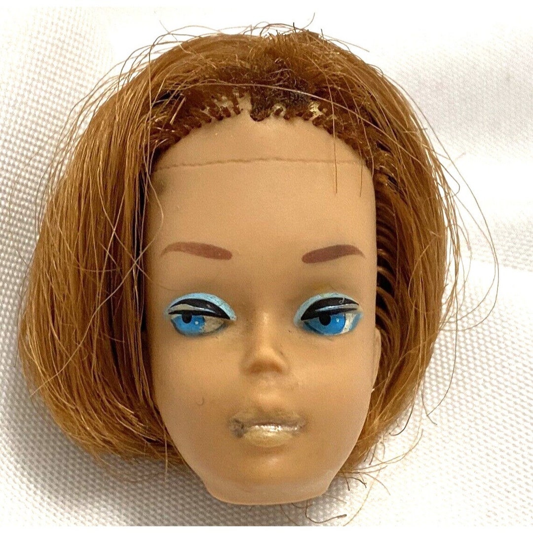 READ TLC Vintage Barbie American Girl Doll Head Only Red Hair Etsy