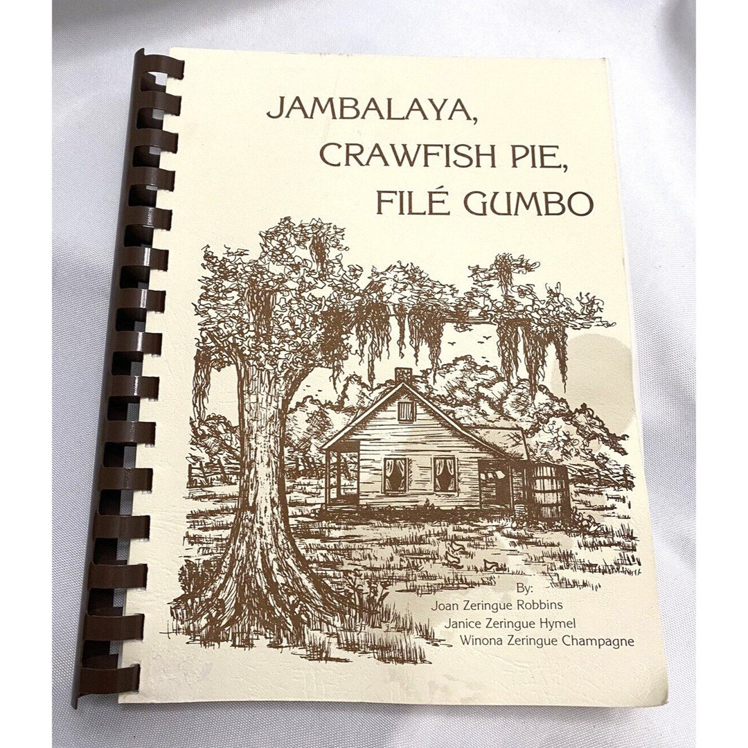 Jambalaya Crawfish Pie File Gumbo Louisiana Cookbook Creole Etsy