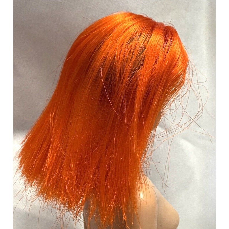 Vintage Mattel 1960's Barbie Color Magic Bright Orange Wig No Doll - Etsy