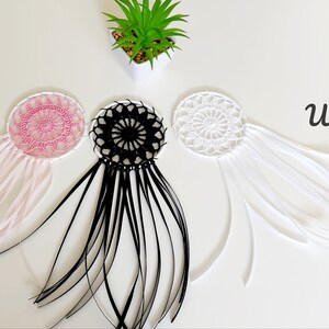 Mini crochet dreamcatcher