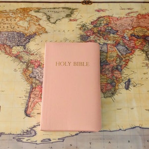 Baby Pink Travel Bible