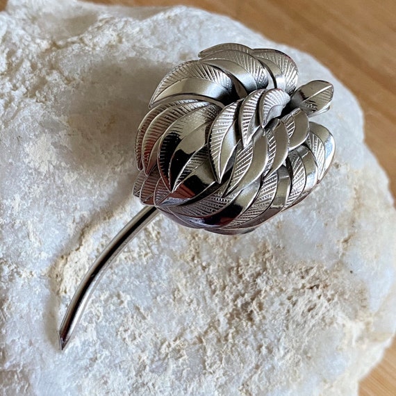 1950’s-60’s Era Vintage Silver Palm Tree Brooch -