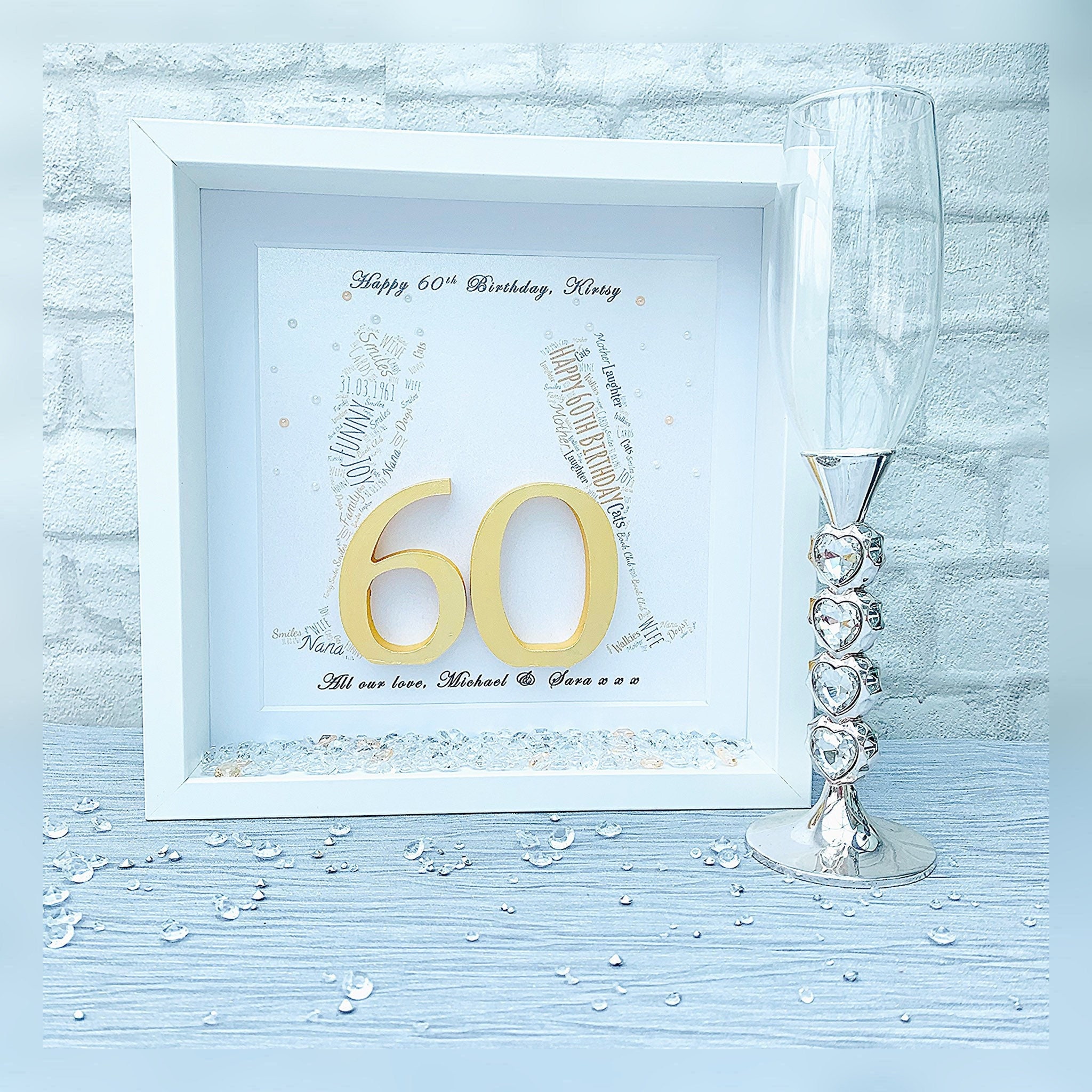 Special Birthday Frame, 60 Years Old, Milestone Birthday - Etsy UK