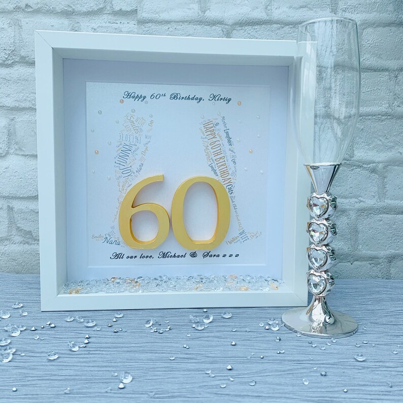 Special Birthday Frame, 60 Years Old, Milestone Birthday - Etsy UK