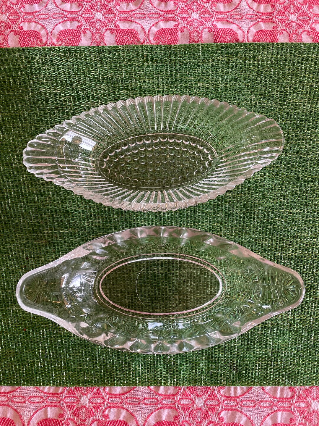 Vintage Glass Dishes Etsy