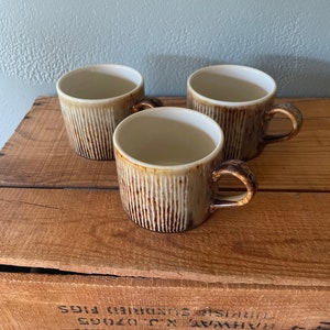Three Mikasa Ceramic Mugs