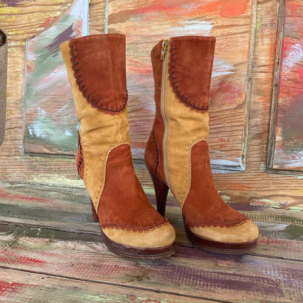 Vintage Vince Camuto Suede Boots