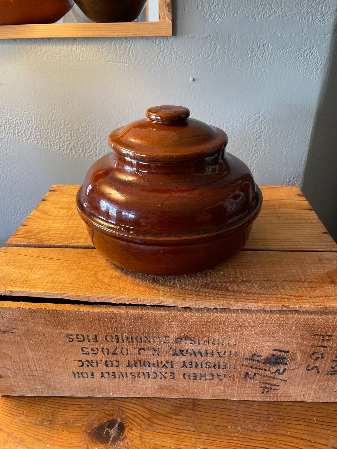 Antique Bean Pot Etsy