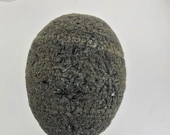 Rare Dragonglass Obsidian Nodule: Greek Island Collector's Stone