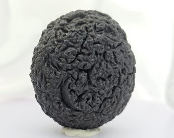 Rare Dragonglass Obsidian Nodule: Greek Island Collector's Stone