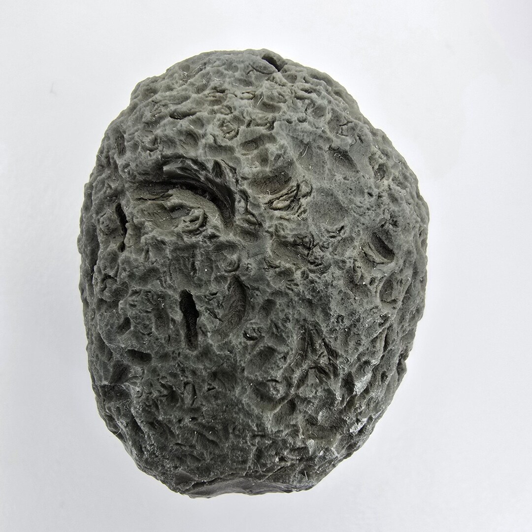 Rare Dragonglass Obsidian Nodule: Greek Island Collector's Stone