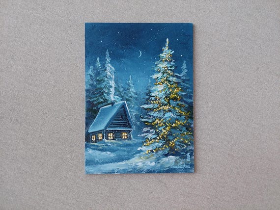 油絵 絵画【冬】 油彩 油絵 風景画 絵画 雪 冬 【冬の川】｜Yahoo!フリマ（旧