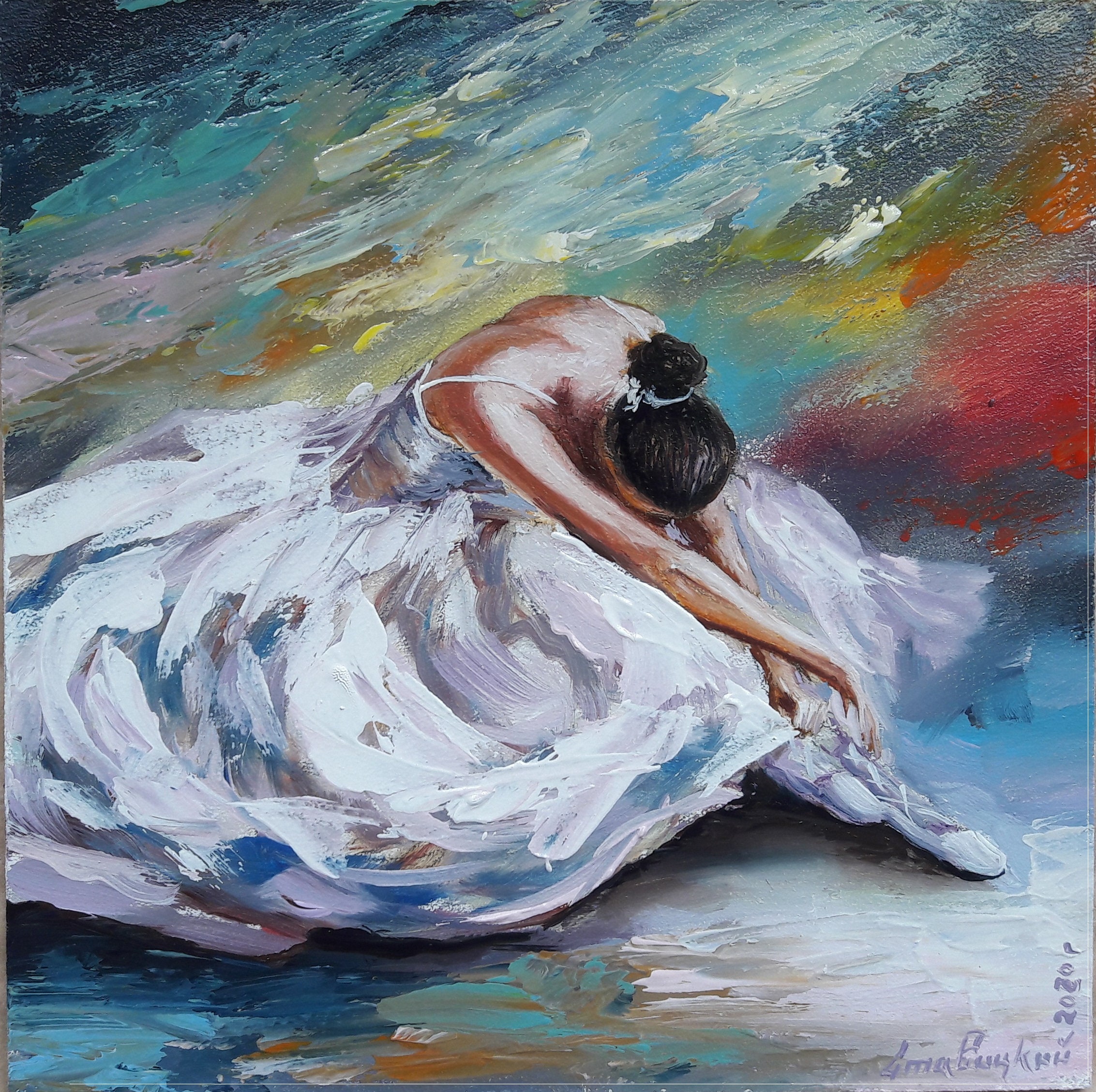 Ballerina Original Art Tender Girl Nude Beautiful Girl Etsy ballerina-original-art-tender-girl-nude-beautiful-girl-etsy