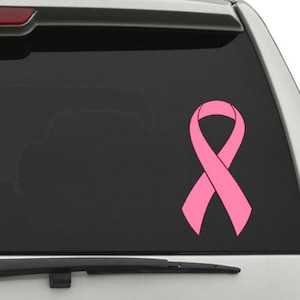 Support/Awareness RIBBON Custom Color Vinyl Decal
