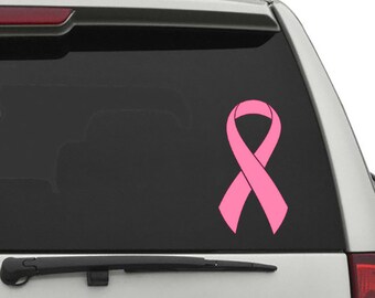 Support/Awareness RIBBON Custom Color Vinyl Decal