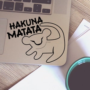 HAKUNA MATATA Simba Lion King Vinyl Decal