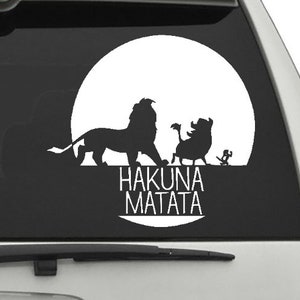 HAKUNA MATATA Lion King Vinyl Decal