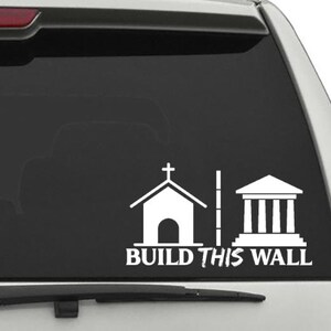 Build This Wall Vinyl Decal - Etsy