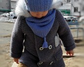 gray knitted baby coat warm coat girl coat boy beautiful baby cardigan knitted cardigan baby coat for girl coat for boy warm coat for baby