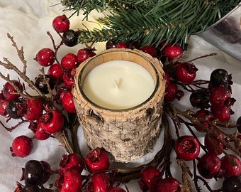Birch Bark Glass Candle. Choose Your Fragrance. Highly scented.