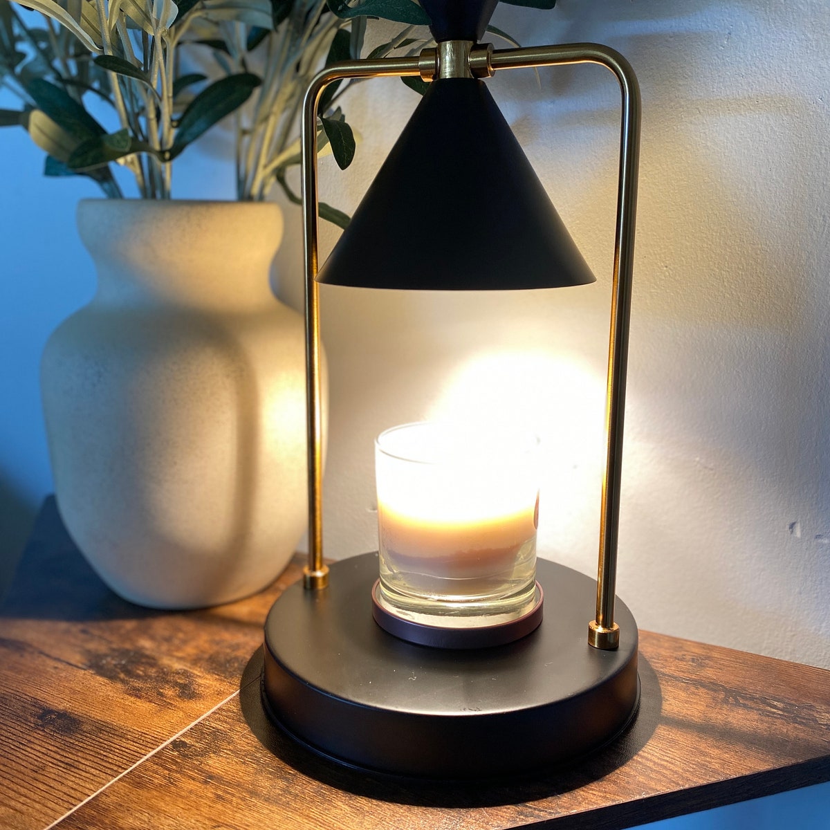Flameless Candle Lamp With Wickless Soy Candle Set - Etsy