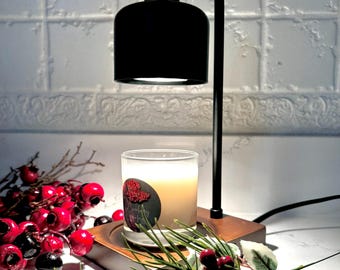 No Flame! Flameless Candle Lamp with Wickless Soy Candle Set